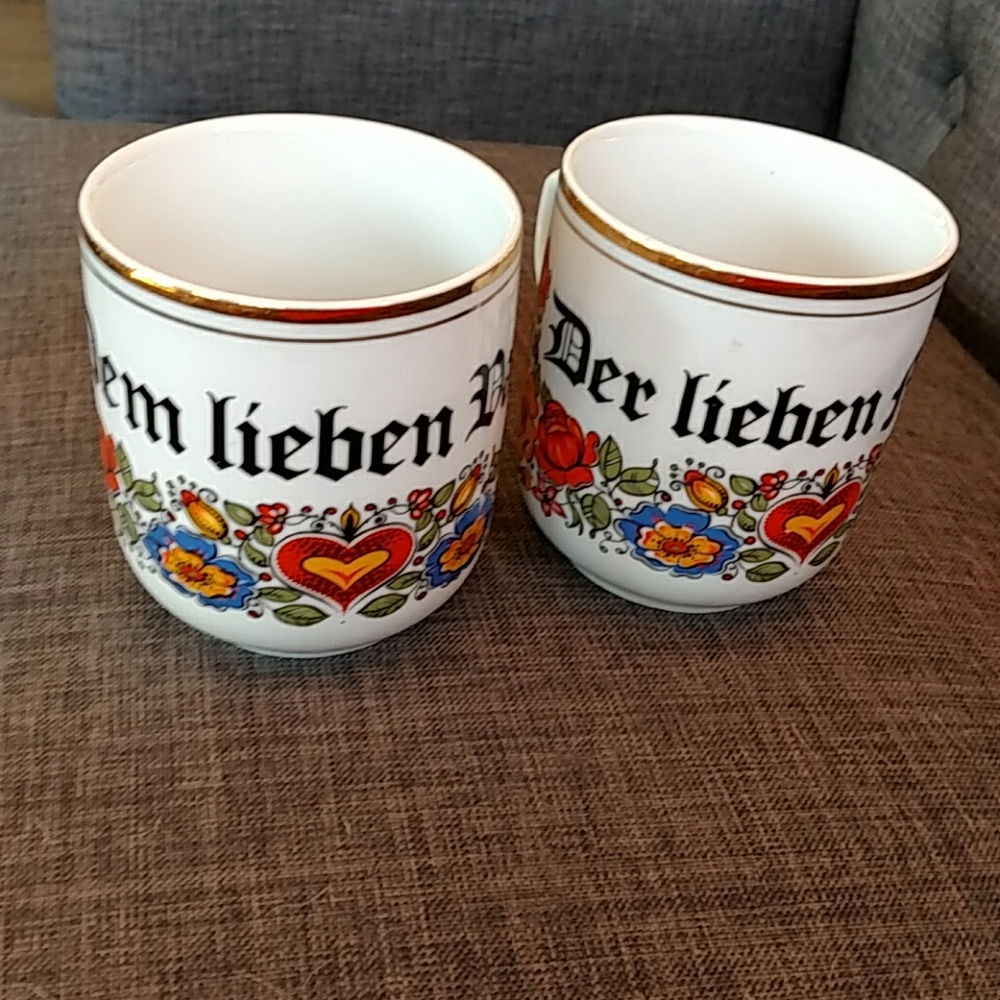 Der Lieben Mutter/Vater 20oz Coffee Mugs New!